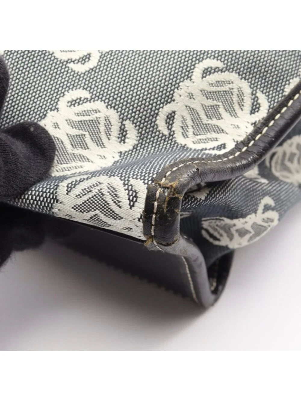 Loewe Tote Anagram Canvas Leather